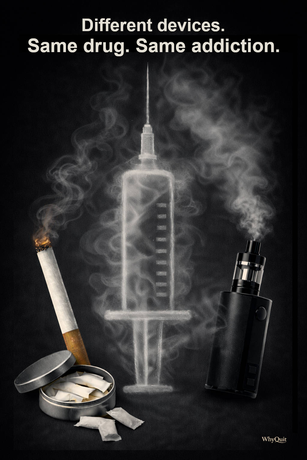 Nicotine: Different devices. Same drug. Same addiction.