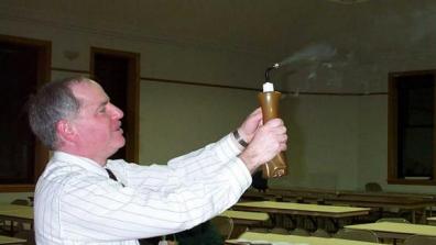 palmolive bottle lung smoke demonstration