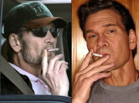 Patrick Swayze, 57, Smoker, Dead